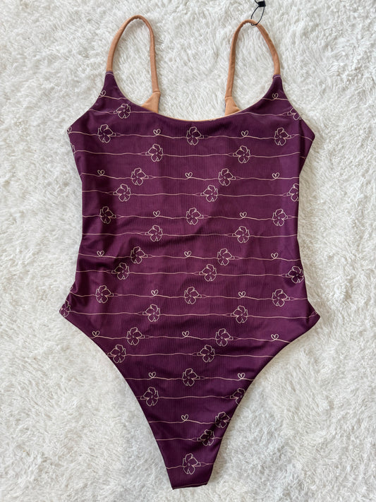 Puakenikeni Chains Scoop Back One Piece - S