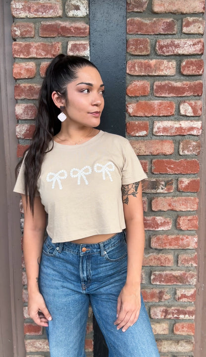 Positive Affirmation Boxy Crop Tops