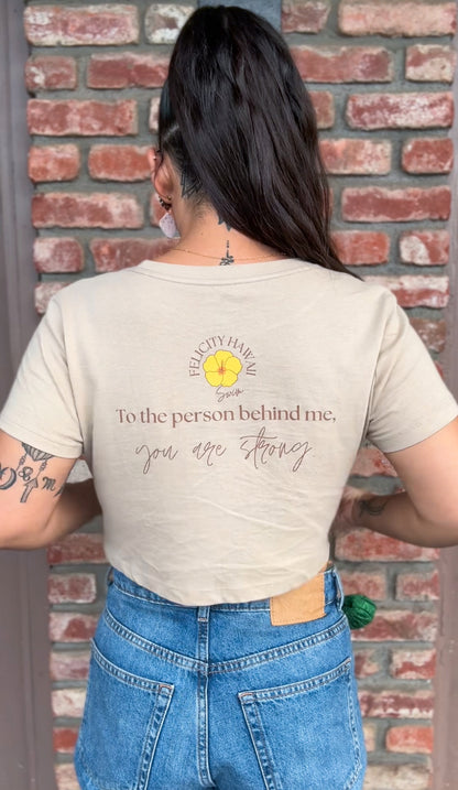 Positive Affirmation Boxy Crop Tops