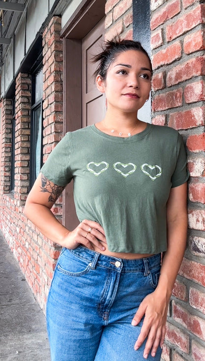 Positive Affirmation Boxy Crop Tops